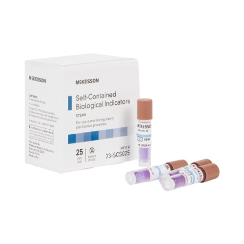 McKesson Sterilization Biological Indicator Vial Steam (CS) 73-SCS025