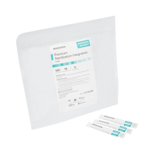 McKesson Sterilization Chemical Integrator Strip Steam 4 Inch Length (CS) 73-SSI100