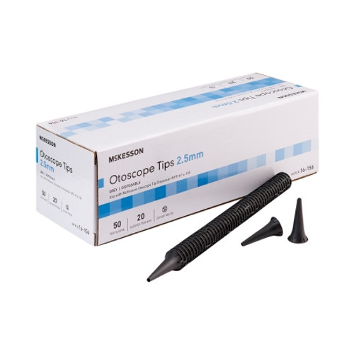 Ear Speculum Tip Child Size Plastic 2.5 mm Disposable (BX)
