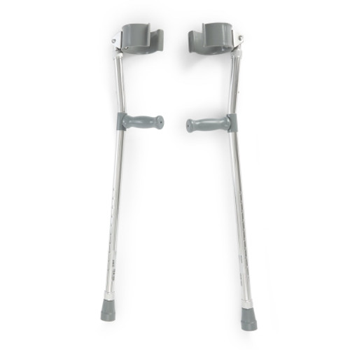 Forearm Crutches Mckesson Adult Steel Frame 300 lbs. Weight Capacity (BX)