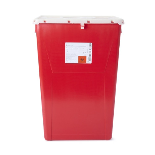 Sharps Container McKesson Prevent? Red Base 24-3/5 H X 17-3/10 W X 13 L Inch Vertical Entry 18 Gallon (EA)