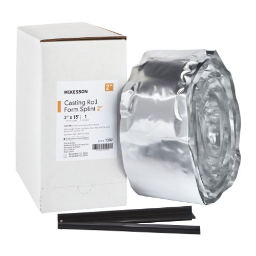 Padded Splint Roll McKesson 2 Inch X 15 Foot Fiberglass White (CS)