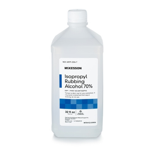 Antiseptic Isopropyl Alcohol McKesson Brand Topical Liquid 32 oz. Bottle (EA)