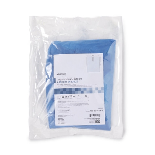 Orthopedic Drape McKesson Impervious U-Drape 60 W X 70 L Inch Sterile (CS)