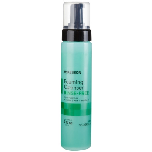 Rinse-Free Body Wash McKesson Foaming 9 oz. Pump Bottle Cucumber Melon Scent (CS)