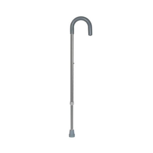 Round Handle Cane McKesson Aluminum 29-3/4 to 38-3/4 Inch Height Chrome (EA)