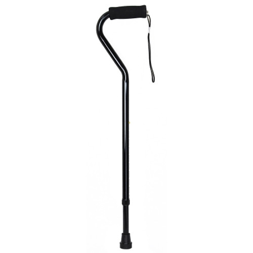 Offset Cane McKesson Aluminum 30 to 39 Inch Height Black (CS)