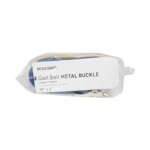Gait Belt McKesson 60 Inch Length Rainbow Design Polyester (EA)