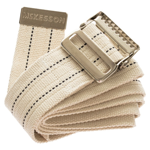 Gait Belt McKesson 60 Inch Length White Polyester (EA) 855