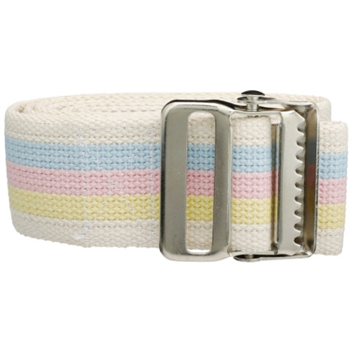 Gait Belt McKesson 60 Inch Length Pastel Stripe Polyester (EA) 858