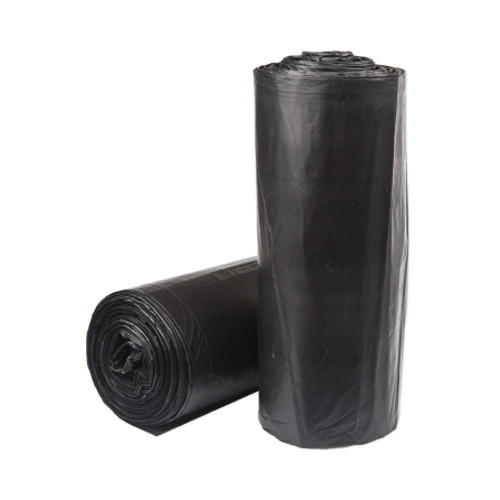 Trash Bag McKesson 60 gal. Black LLDPE 1.4 mil 38 X 58 Inch Star Seal Bottom Coreless Roll (CS)