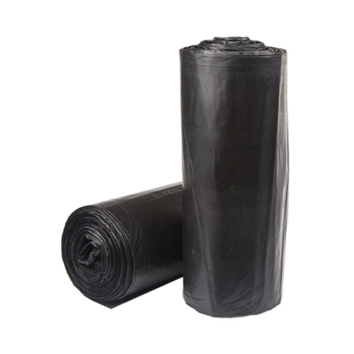 Trash Bag McKesson 60 gal. Black LLDPE 1.2 mil 38 X 58 Inch Star Seal Bottom Coreless Roll (CS)