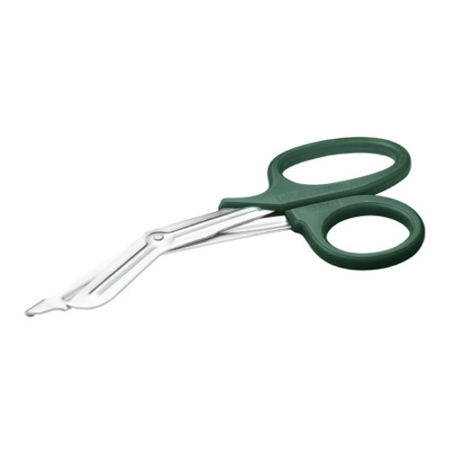 Trauma Shears McKesson Medicut* Green 7-1/4 Inch Length Medical Grade Stainless Steel NonSterile Finger Ring Handle Blunt Tip / Blunt Tip (EA)