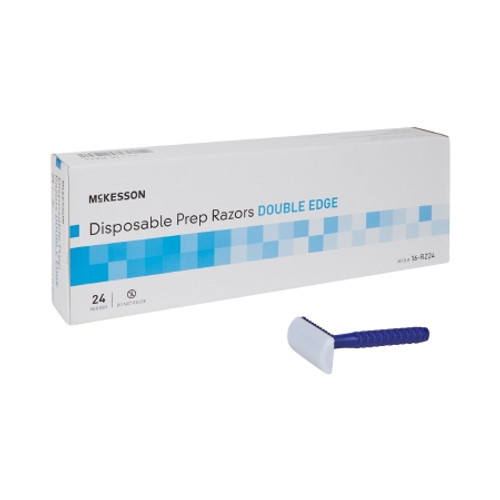 Surgical Prep Razor McKesson Double Edge Single Blade NonSterile Disposable (CS)