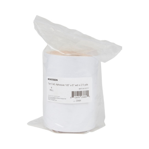 Orthopedic Felt Roll Adhesive McKesson 6 Inch X 2.5 Yard Wool / Rayon NonSterile (RL)