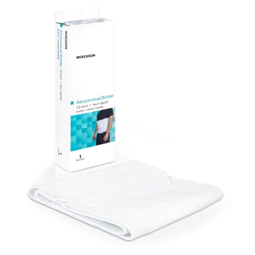 Abdominal Binder McKesson Medium / Large Hook and Loop Closure 45 to 62 Inch Waist Circumference 12 Inch Height Adult (EA)