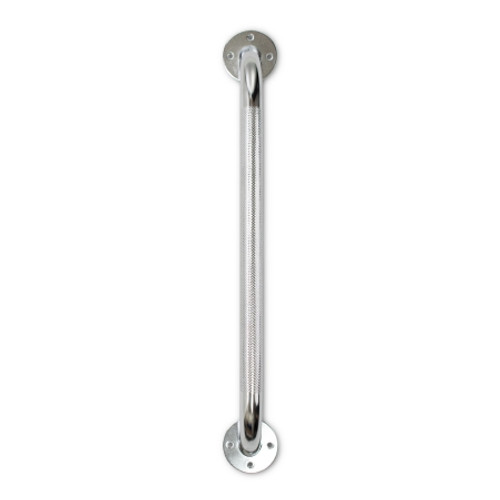 Wall Grab Bar McKesson Chrome Finish Knurled Steel (EA)