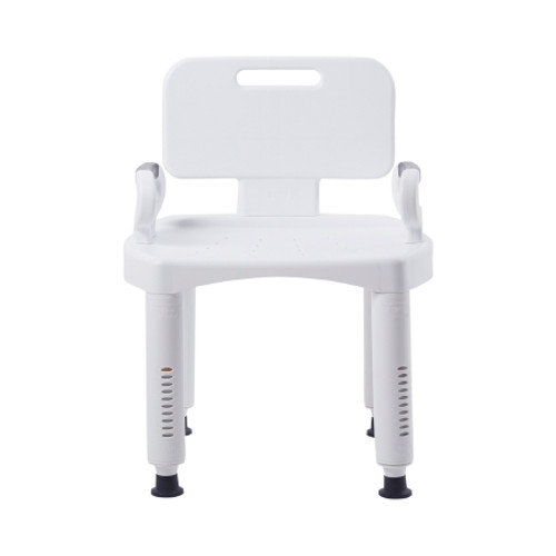Bath Bench McKesson Removable Arms Plastic Frame Removable Backrest 21-1/4 Inch Seat Width 350 lbs. Weight Capacity (CS)
