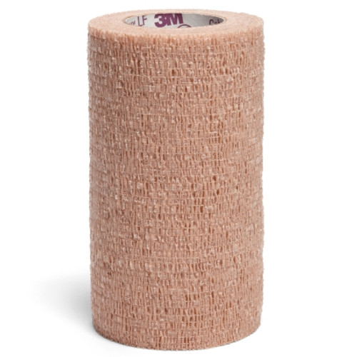 Cohesive Bandage 3M* Coban* LF 4 Inch X 5 Yard Self-Adherent Closure Tan NonSterile Standard Compression (CS)