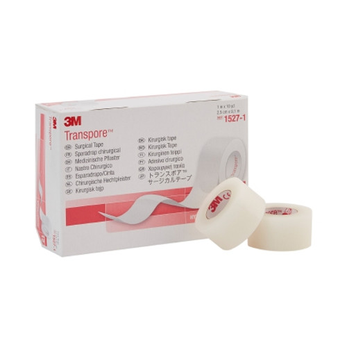 Medical Tape 3M* Transpore* Transparent 1 Inch X 10 Yard Plastic NonSterile (CS)