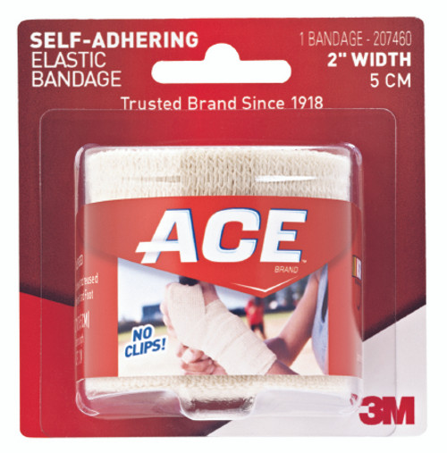 Elastic Bandage 3M* ACE* 3 Inch Width Self-Adherent Closure Tan NonSterile Standard Compression (CS)