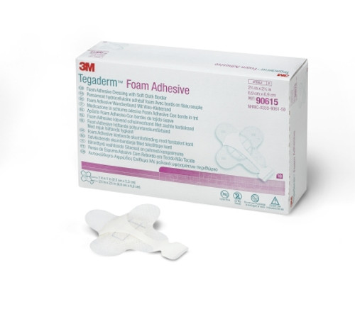 Foam Dressing 3M* Tegaderm* High Performance 2-3/4 X 2-3/4 Inch With Border Film Backing Acrylic Adhesive Square Sterile (CS)