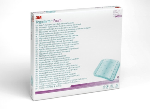 Foam Dressing 3M* Tegaderm* High Performance 8 X 8 Inch Without Border Film Backing Nonadhesive Square Sterile (CS)