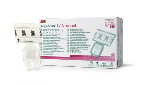 I.V. Dressing 3M* Tegaderm* Film 1-1/2 X 1-3/4 Inch Sterile (BX)