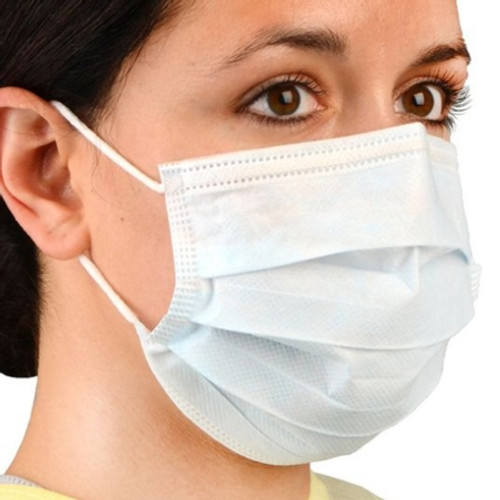 Procedure Mask Cardinal Health* ASTM Level 1 Earloops One Size Fits Most (CS)