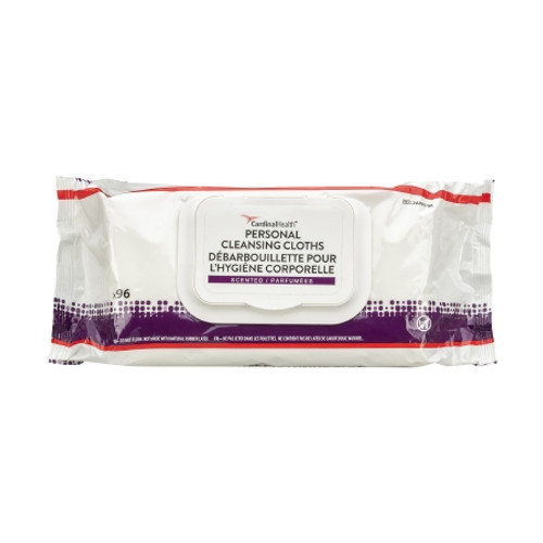 Personal Cleansing Wipe Cardinal Health* Soft Pack Unscented 96 Count (PK)