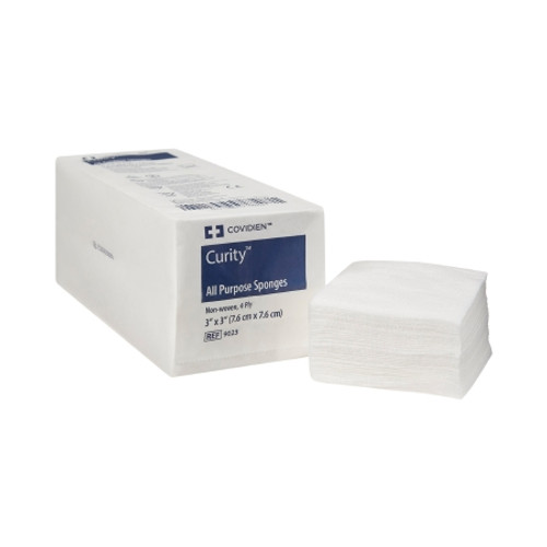 Nonwoven Sponge Curity* 3 X 3 Inch 4-Ply NonSterile 200 per Pack (CS)