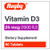 Vitamin Supplement Vitamin D3 25 mcg Strength Tablet 90 per Bottle (BT)