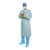 Surgical Gown Aero Chrome X-Large Silver NonSterile AAMI Level 4 Disposable (CS)