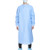 Non-Reinforced Surgical Gown with Towel ULTRA 2X-Large Blue Sterile AAMI Level 3 Disposable (CS)