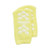 Slipper Socks McKesson Terries* Toddler Yellow Above the Ankle (PR)