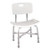 Bath Bench McKesson Without Arms Aluminum Frame With Backrest 20 Inch Seat Width 500 lbs. Weight Capacity (CS)