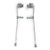 Forearm Crutches Mckesson Adult Steel Frame 300 lbs. Weight Capacity (BX)