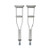 Underarm Crutches McKesson Pediatric 4 Foot to 4 Foot 6 Inch User Height Aluminum Frame 175 lbs. Weight Capacity (PR)