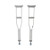 Underarm Crutches McKesson Youth 4 Foot 6 Inch to 5 Foot 2 Inch User Height Aluminum Frame 350 lbs. Weight Capacity (CS)