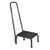 Step Stool with Handrail McKesson 1 Step Powder Coated Steel Frame 8-3/4 Inch Step Height (CS)