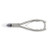 Nail Nipper McKesson Argent* Concave Jaw 5-1/2 Inch Length Stainless Steel (EA)