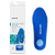 Orthotic Insoles McKesson Full Length EVA / Polyester / Polypropylene / Poron? Female 12 / Male 10 to 10-1/2 Black / Blue (CS)