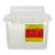 Sharps Container BD* Translucent White Base 12 H X 12 W X 4-4/5 D Inch Horizontal Entry 1.35 Gallon (CS)