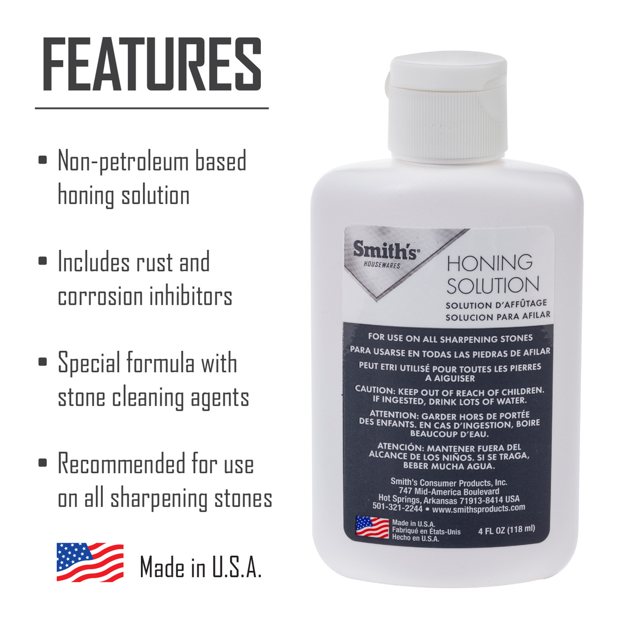 4oz. Premium Honing Solution - Smith's Consumer Products