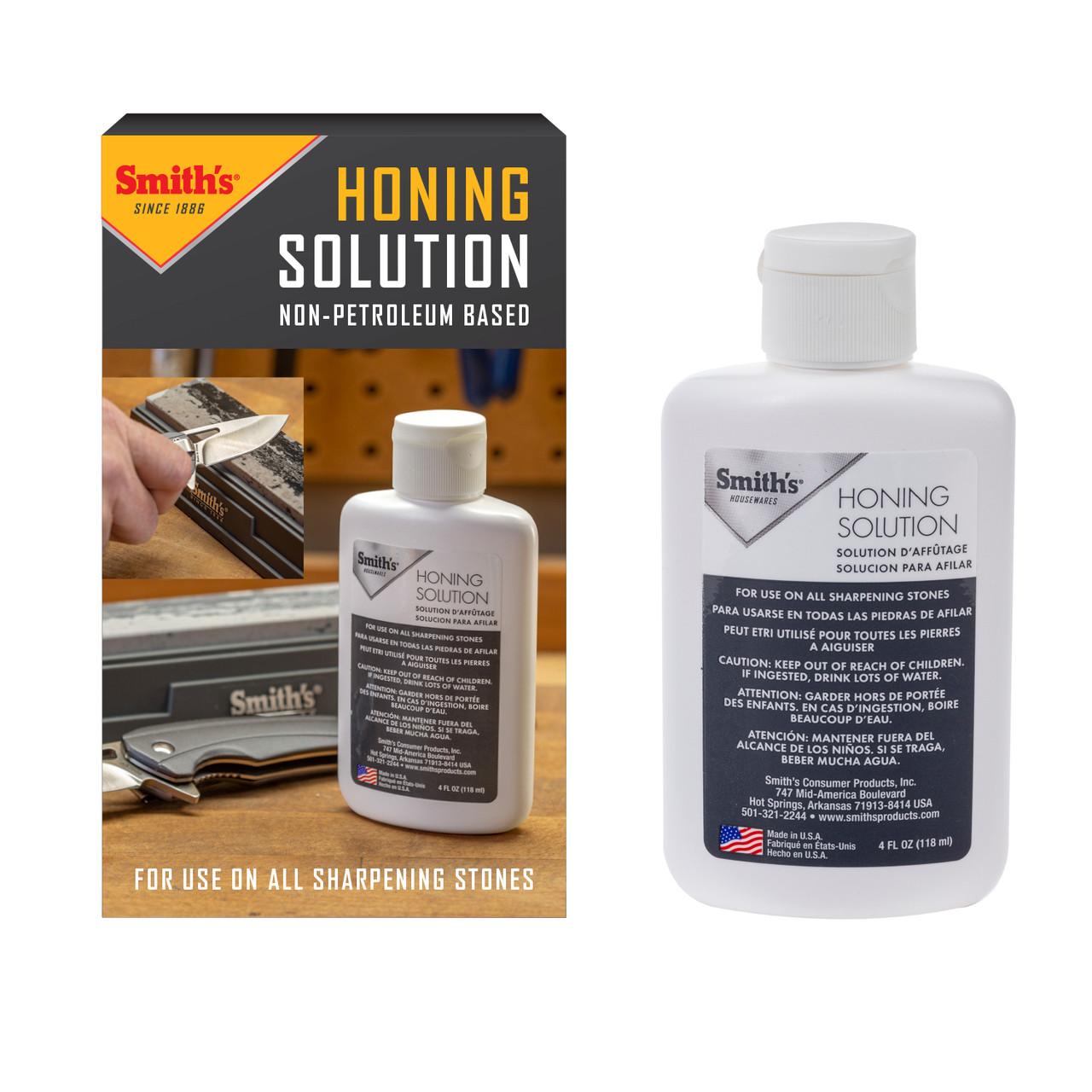 エッセンシャルオイル Smith 4oz. Premium Honing Solution - Smith's Consumer Products