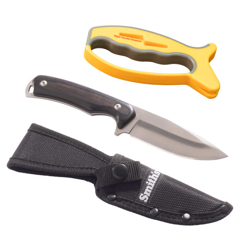 Fixed Blade Sharpener Combo with V-Sharp