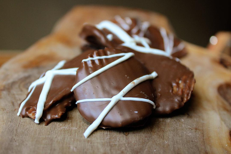 Milk Chocolate Dipped Potato Chips 