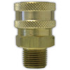 3/8" MPT Foster Brass QC Socket