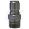 Foster 1/2" MPT Foster Stainless Steel QC Plug  