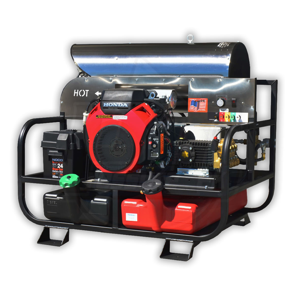 5.5 GPM 4000 PSI Hot Water Skid 